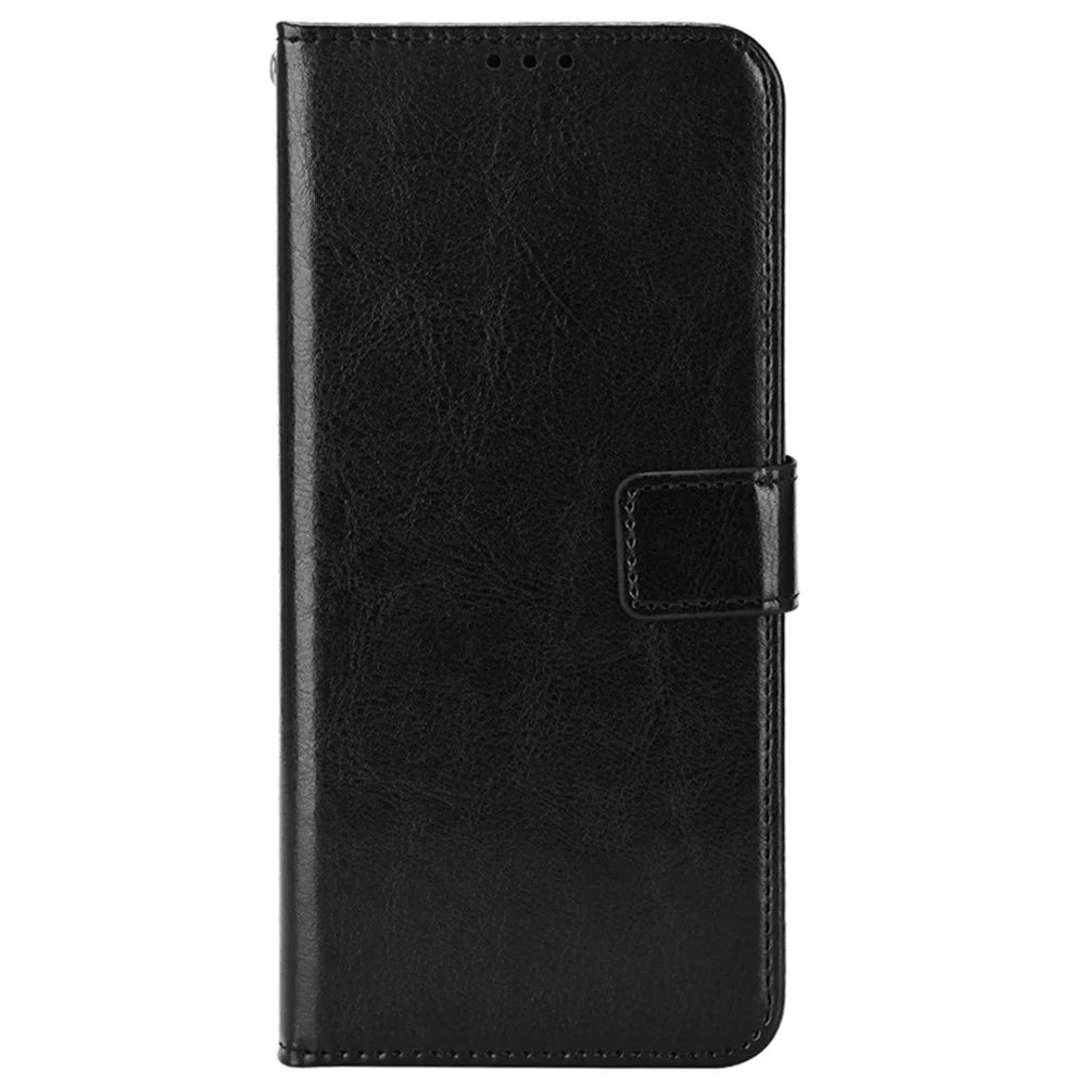 For Ulefone Note 17 Pro Cell Phone Cases Anti-Drop Leather Wallet Cover - Black - 5