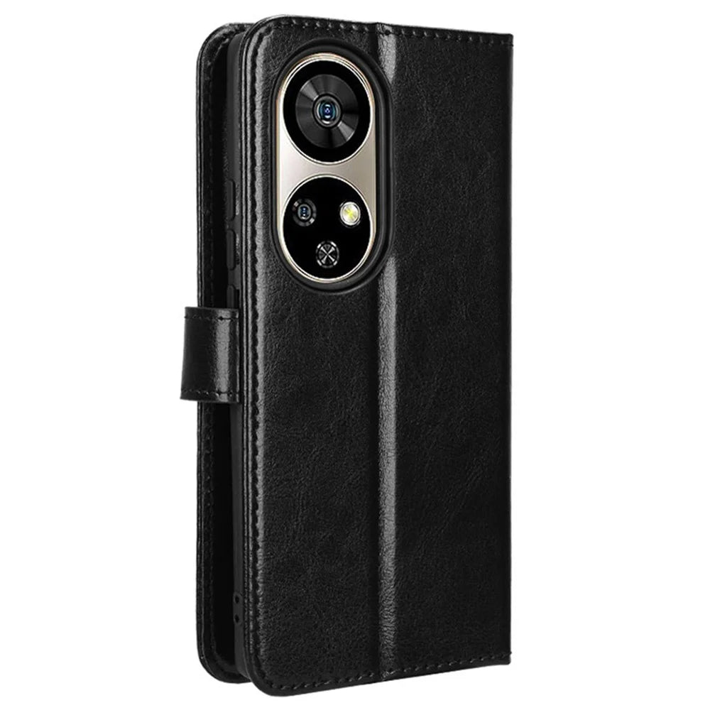 For Ulefone Note 17 Pro Cell Phone Cases Anti-Drop Leather Wallet Cover - Black - 6