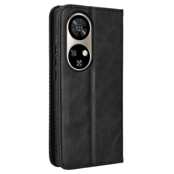 For Ulefone Note 17 Pro Case Magnetic Auto Closing Leather Wallet Phone Cover - Black - 7