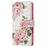 For iPhone 16 Plus Case Lacquered RFID Blocking Wallet Drop-proof PU Leather Phone Cover - Flower - 6