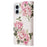 For iPhone 16 Plus Case Lacquered RFID Blocking Wallet Drop-proof PU Leather Phone Cover - Flower - 7