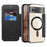 For Google Pixel 8a Magnetic Case RFID Blocking Card Holder Phone Cover - Black - 2
