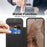 For Google Pixel 8a Magnetic Case RFID Blocking Card Holder Phone Cover - Black - 3
