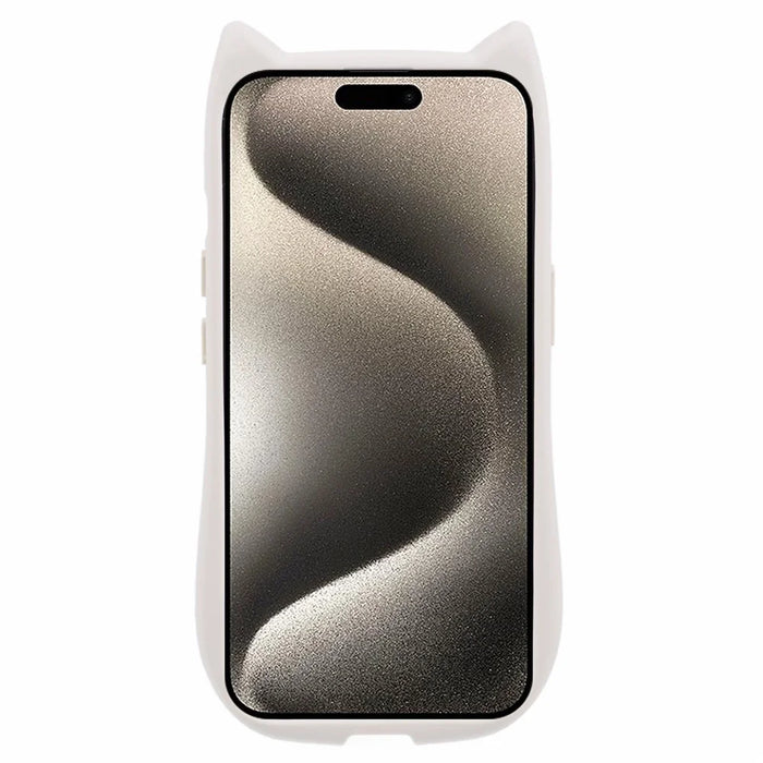JTW Series For iPhone 15 Plus Case Epoxy Design TPU Phone Cover - Beige - 2