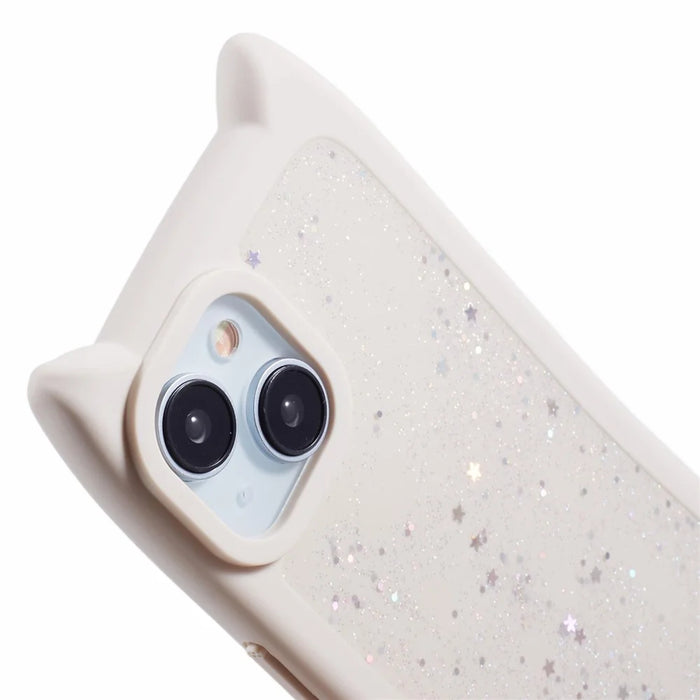 JTW Series For iPhone 15 Plus Case Epoxy Design TPU Phone Cover - Beige - 6