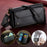 For Samsung Galaxy S24 Leather Case CASEME C36 Zipper Multiple Card Slots Phone Cover with Straps - Black - 5