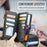 For Samsung Galaxy A52 4G / A52 5G / A52s 5G Leather Case CASEME C36 Zipper Multiple Card Slots Phone Cover with Straps - Black - 7