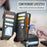 For Samsung Galaxy A23 4G / A23 5G (Global) Leather Case CASEME C36 Zipper Multiple Card Slots Phone Cover with Straps - Black - 7