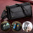 For iPhone 15 Pro Max Leather Case CASEME C36 Zipper Multiple Card Slots Phone Cover with Straps - Black - 5