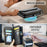 For iPhone 13 Pro Leather Case CASEME C36 Zipper Multiple Card Slots Phone Cover with Straps - Black - 7