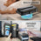 For iPhone 11 Pro Leather Case CASEME C36 Zipper Multiple Card Slots Phone Cover with Straps - Black - 7