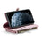For iPhone 11 Pro Max Leather Case CASEME C36 Zipper Multiple Card Slots Phone Cover with Straps - Pink - 3