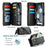 For Google Pixel 8 Pro Leather Case CASEME C36 Zipper Multiple Card Slots Phone Cover with Straps - Black - 4