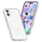 For iPhone 16 Magnetic Phone Case PC+TPU Scratch-Proof Cover Compatible with MagSafe - Transparent - 3
