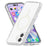 For iPhone 16 Magnetic Phone Case PC+TPU Scratch-Proof Cover Compatible with MagSafe - Transparent - 4