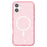 For iPhone 16 Plus Magnetic Phone Case Sparkly Glitter PC+TPU Phone Cover - Pink - 2