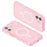 For iPhone 16 Plus Magnetic Phone Case Sparkly Glitter PC+TPU Phone Cover - Pink - 5
