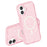 For iPhone 16 Plus Magnetic Phone Case Sparkly Glitter PC+TPU Phone Cover - Pink - 6