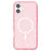 For iPhone 16 Case Compatible with MagSafe Sparkly Glitter PC+TPU Phone Cover - Pink - 2