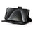 DF-010 For iPhone 14 Pro Case PU Leather Wallet Stand Phone Cover - Black - 4