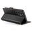 DF-010 For Samsung Galaxy S24 Ultra Case Leather Wallet Folio Flip Phone Cover - Black - 3