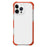 For iPhone 16 Pro Max Case Four Corners Anti Drop Clear TPU + TPE + PC Phone Cover - Transparent Red - 4