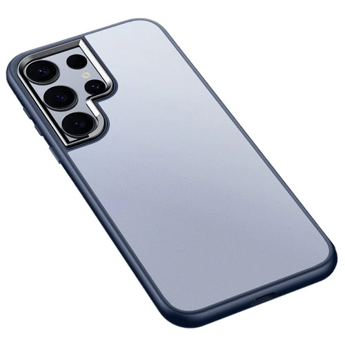 SULADA For Samsung Galaxy S24 Ultra Case PC+TPU Shockproof Matte Phone Protector Cover - Blue - 1