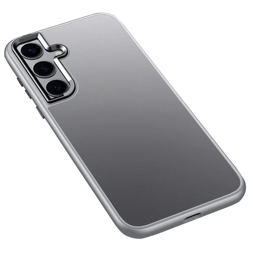 SULADA For Samsung Galaxy S24+ Case PC+TPU Shockproof Matte Phone Protector Cover - Grey - 1