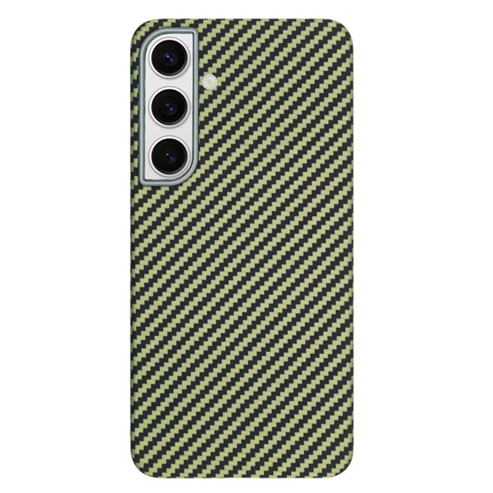 KZDOO For Samsung Galaxy S24+ Case Aramid Fiber Anti-Drop Phone Cover - Green - 1