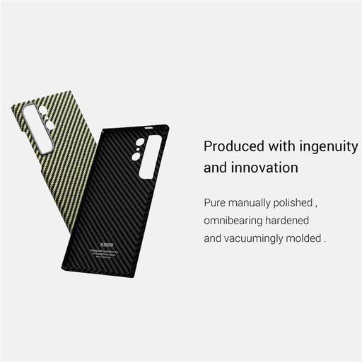 KZDOO For Samsung Galaxy S24 Ultra Aramid Fiber Case Ultra-Thin Support Wireless Charging - Black - 2