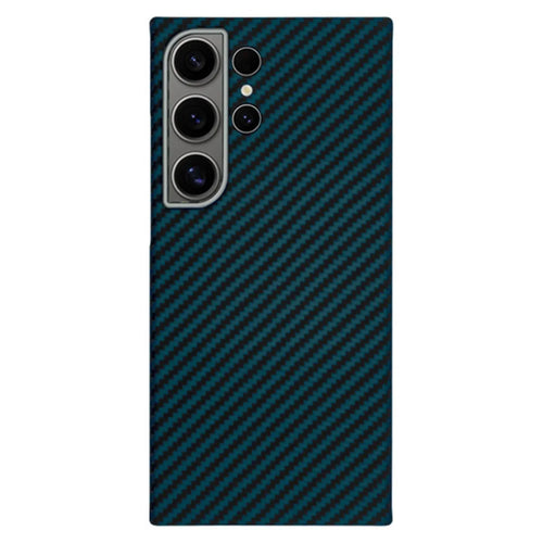 KZDOO For Samsung Galaxy S24 Ultra Case Sturdy Aramid Fiber Thin Phone Cover - Blue - 1