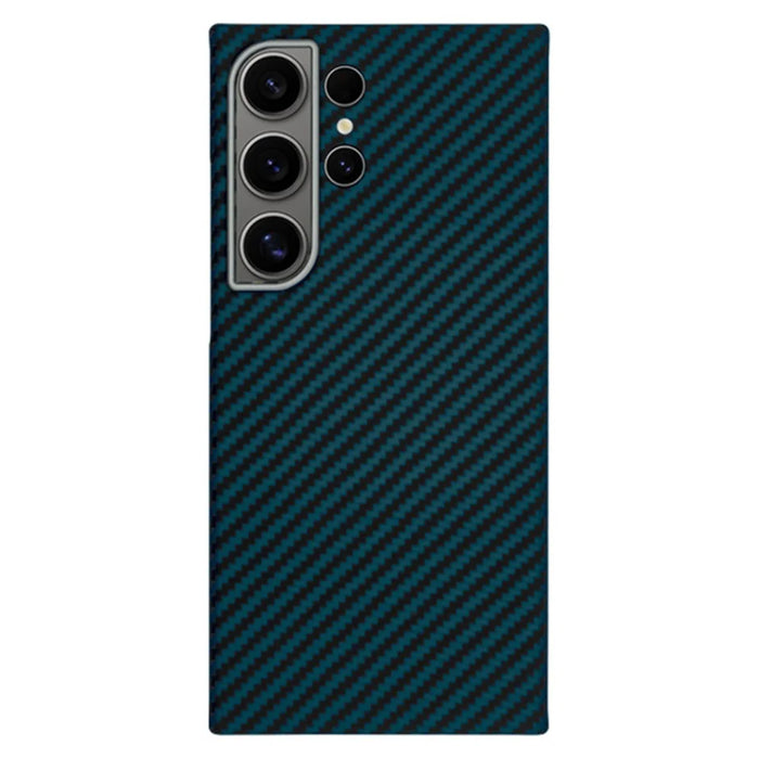 KZDOO For Samsung Galaxy S24 Ultra Case Sturdy Aramid Fiber Thin Phone Cover - Blue - 1