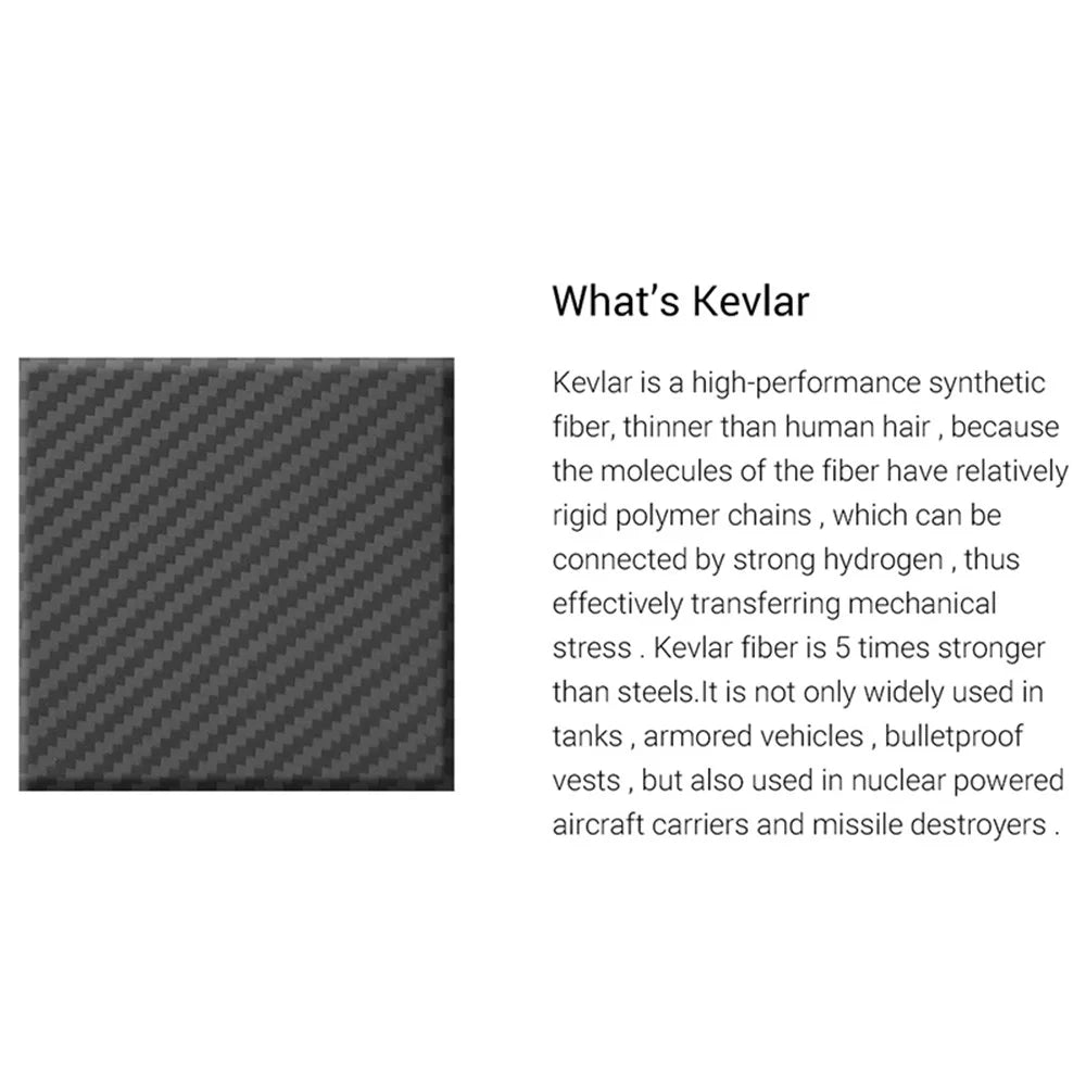 KZDOO For Samsung Galaxy S24 Ultra Case Sturdy Aramid Fiber Thin Phone Cover - Blue - 4