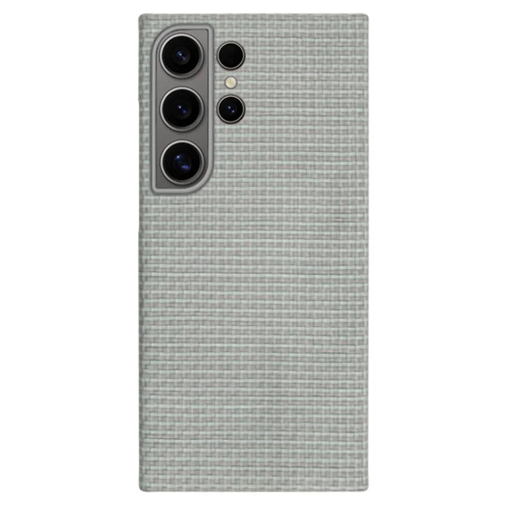 KZDOO For Samsung Galaxy S24 Ultra Case Aramid Fiber Shockproof Slim Phone Shell, Titanium Grey - 1