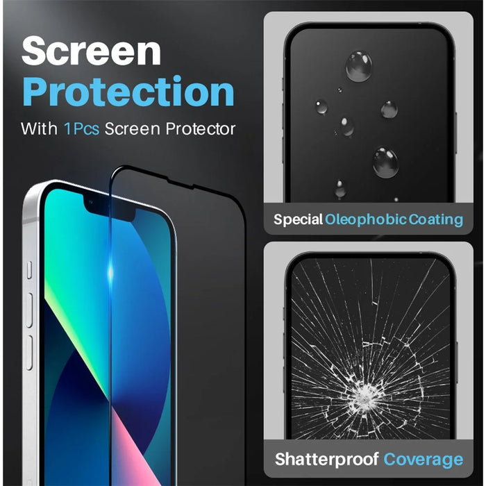 NORTHJO For iPhone 14 Plus PC+TPU Phone Case Compatible with MagSafe + Tempered Glass Film + Camera Lens Protector - 5