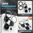 NORTHJO For iPhone 13 Pro PC+TPU Clear Phone Case with Tempered Glass Film + Lens Protector, Compatible with MagSafe - 6