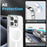 NORTHJO For iPhone 15 Pro Max Clear Phone Case with Tempered Glass Screen Film + Lens Protector, Compatible with MagSafe - 2