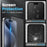 NORTHJO For iPhone 15 Pro Max Clear Phone Case with Tempered Glass Screen Film + Lens Protector, Compatible with MagSafe - 5