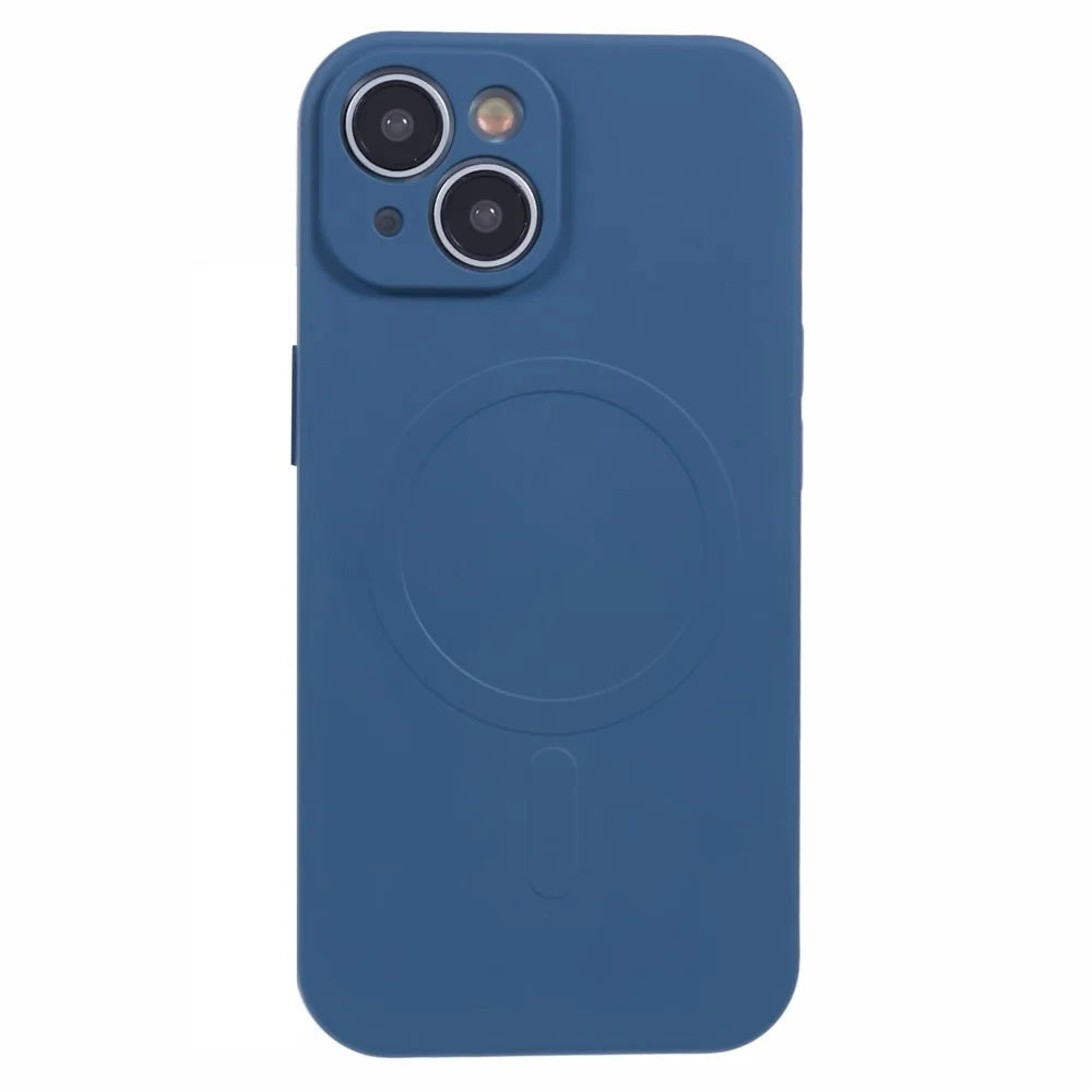 For iPhone 14 Plus Case Compatible with MagSafe Shockproof Soft TPU Phone Cases - Sapphire - 1