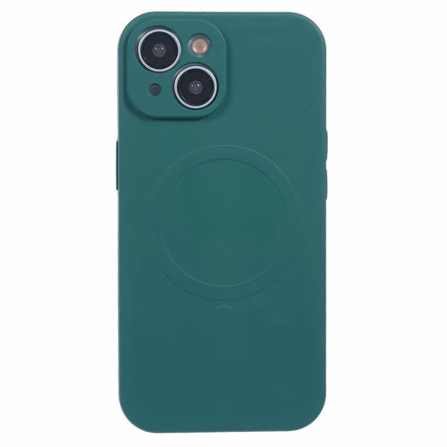 For iPhone 13 Case Compatible with MagSafe Shock Absorbing TPU Phone Cover - Green - 1