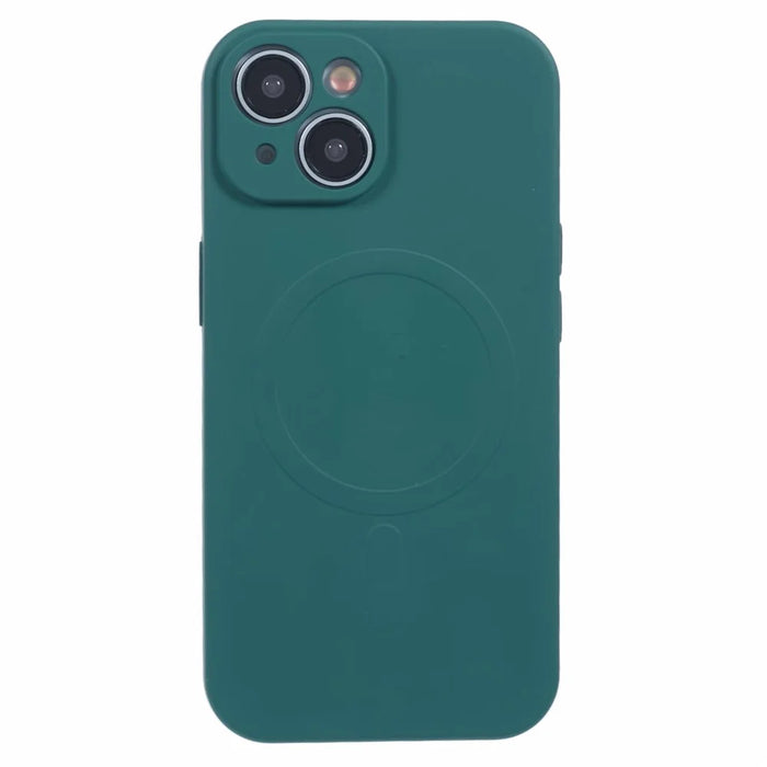 For iPhone 13 Case Compatible with MagSafe Shock Absorbing TPU Phone Cover - Green - 1