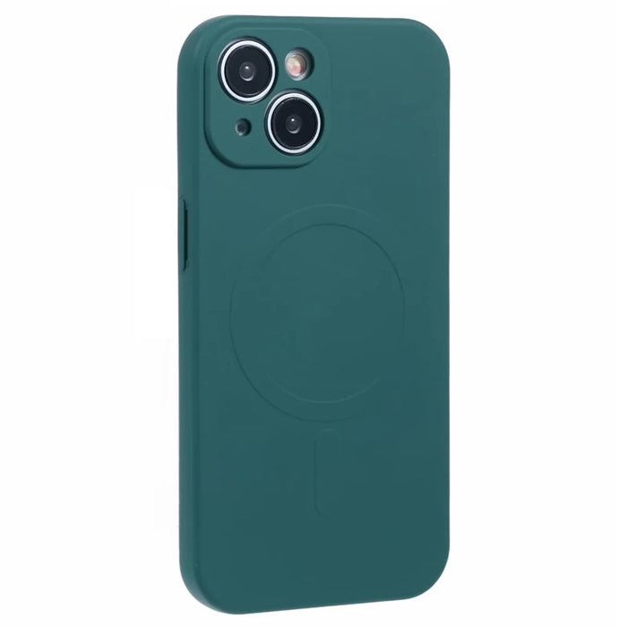 For iPhone 13 Case Compatible with MagSafe Shock Absorbing TPU Phone Cover - Green - 3