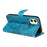 For Samsung Galaxy A05 4G Case Butterfly Leather Wallet Phone Cover with Hand Strap - Blue - 4