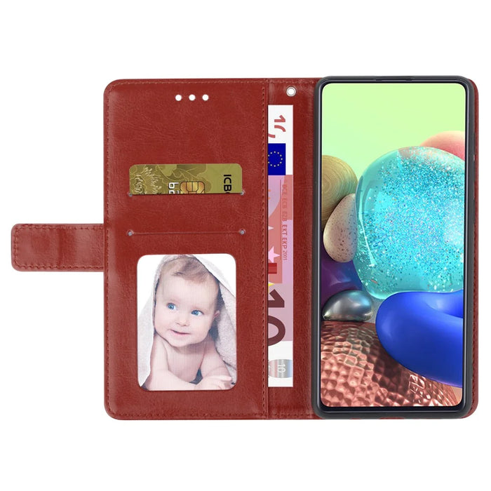 For iPhone 16 Pro Max Case with Wrist Strap Y Shaped Lines Imprint Leather Phone Cover - Brown - 2