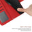 HT04 For iPhone 16 Pro Max Case Sunflower Leather Handbag Flip Phone Cover - Red - 7