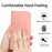HT04 For iPhone 16 Pro Case Sunflower Imprint Leather Phone Cover with Shoulder Strap - Pink - 6