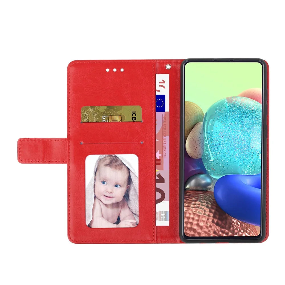For iPhone 16 Case with Wrist Strap Y Shaped Lines Imprint Leather Phone Cover - Red - 2
