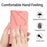 HT05 For iPhone 16 Case Flip Folio Leather Phone Cover with Credit Card Holder - Pink - 6