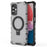 For Samsung Galaxy A13 4G / 5G Case Magnetic Ring Kickstand PC+TPU Phone Cover - Grey - 2