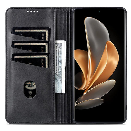 AZNS For vivo S19 5G / S19 Pro 5G Case Wallet Leather Phone Cover Mobile Accessories   - Black - 2